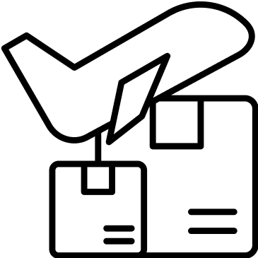 Airplane Two Box Icon