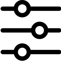 Burger With Circle Icon