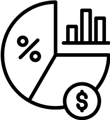 Competitive Pie Chart Icon