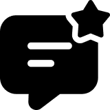 FeedBack Comment With Star Image