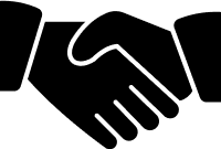 Hand Shake Color Icon