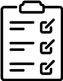 List With Three Check Box Icon