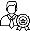 Person With Badge Icon