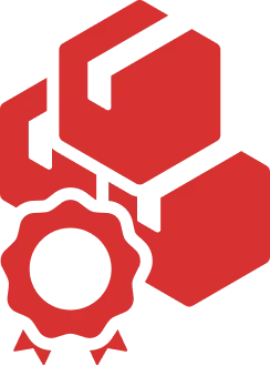 Product Boxes With Badge Icon