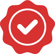 Quality Tick Badge Filled Icon