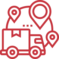 Truck Circle Location Icon