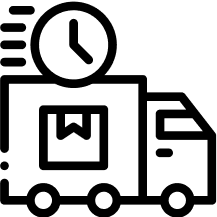 Truck With Clock Icon