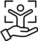 User With Hand Appearance Icon